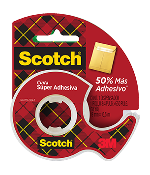 Packshot rojo de Sinta súper Adhesiva Scotch®.